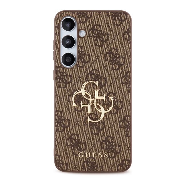 Husa premium  Samsung Galaxy S24 FE pentru Guess Elegance Series - Maro