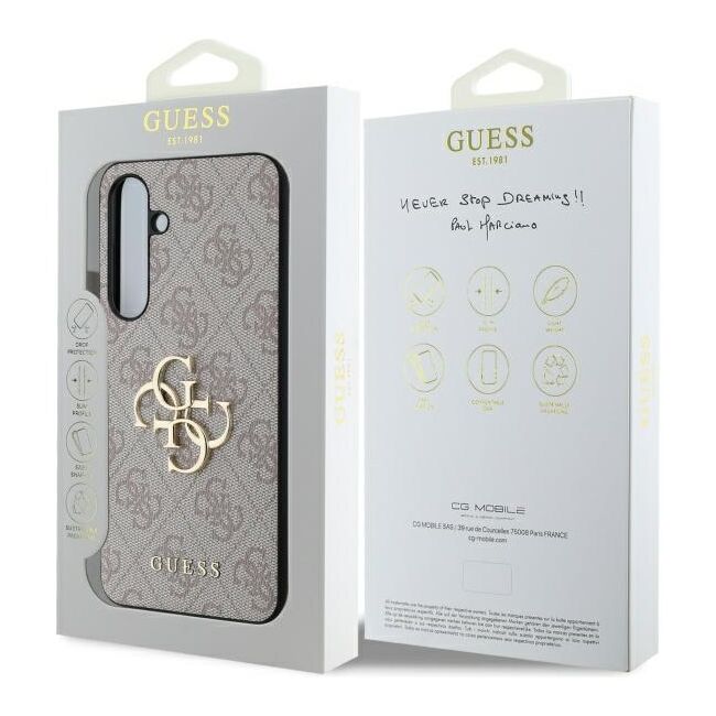 Husa premium  Samsung Galaxy S24 FE pentru Guess Elegance Series - Gri