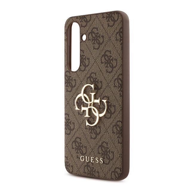 Husa premium  Samsung Galaxy S24 FE pentru Guess Elegance Series - Maro