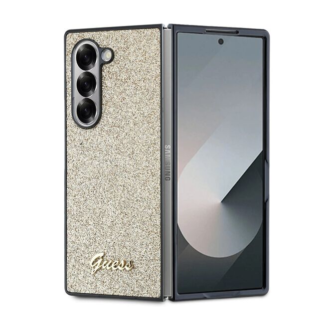 Husa premium  Samsung Galaxy Z Fold 6 pentru Guess Elegance Series - Auriu