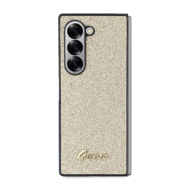 Husa premium  Samsung Galaxy Z Fold 6 pentru Guess Elegance Series - Auriu