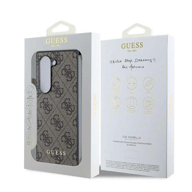 Husa premium  Samsung Galaxy Z Fold 6 pentru Guess Elegance Series - Negru denim