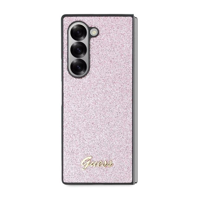 Husa premium  Samsung Galaxy Z Fold 6 pentru Guess Elegance Series - Roz