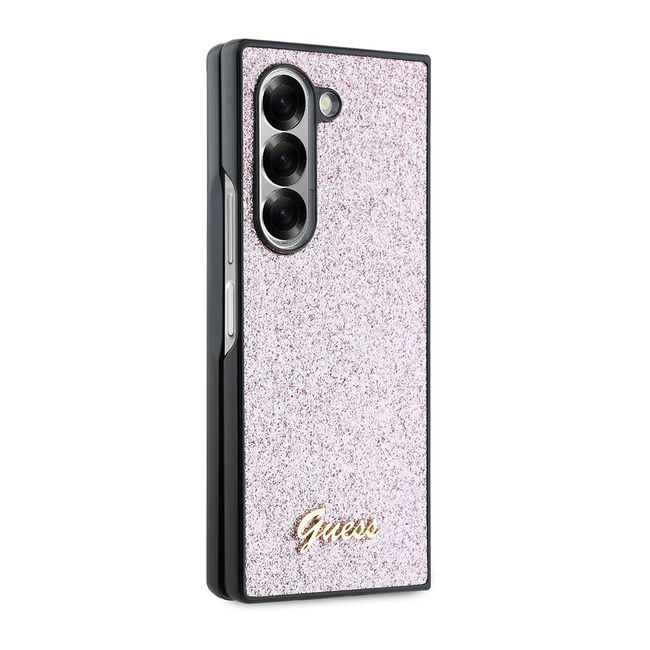 Husa premium  Samsung Galaxy Z Fold 6 pentru Guess Elegance Series - Roz