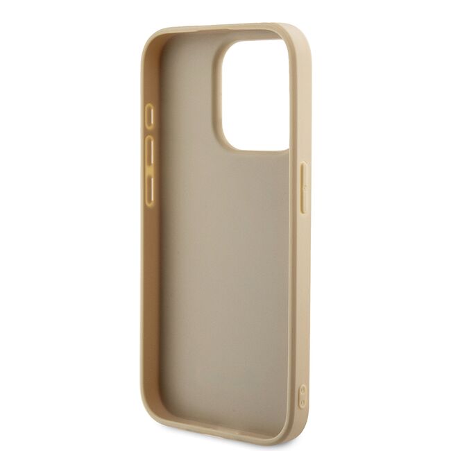Husa premium  iPhone 15 Pro Max pentru Guess Elegance Series - Auriu