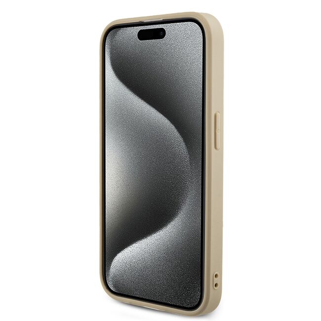 Husa premium  iPhone 15 Pro Max pentru Guess Elegance Series - Auriu