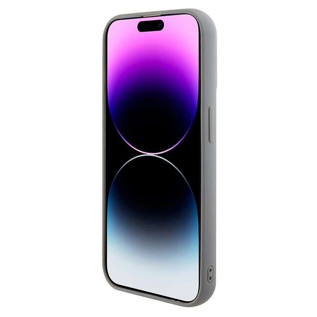 Husa premium  iPhone 15 Pro Max pentru Guess Elegance Series - Gri deschis