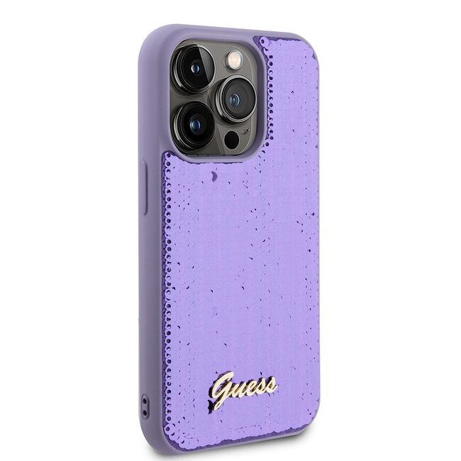 Husa premium  iPhone 15 Pro Max pentru Guess Elegance Series - Mov