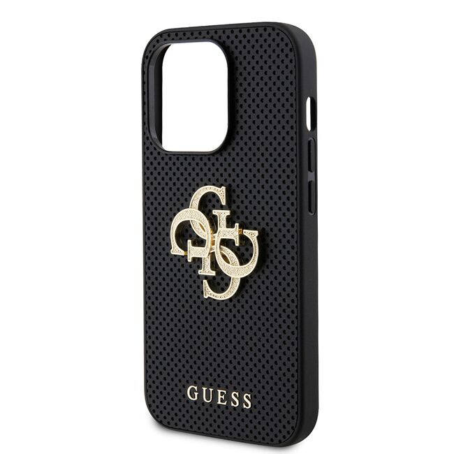 Husa premium  iPhone 15 Pro Max pentru Guess Elegance Series - Negru