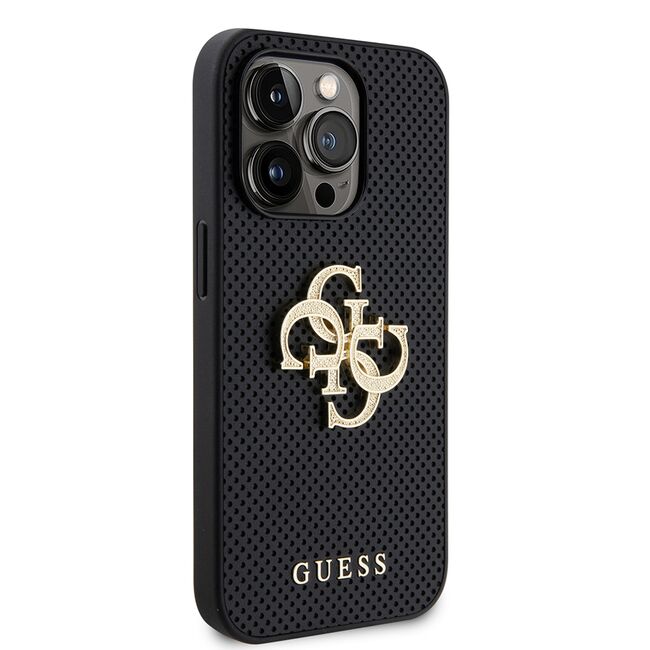 Husa premium  iPhone 15 Pro Max pentru Guess Elegance Series - Negru