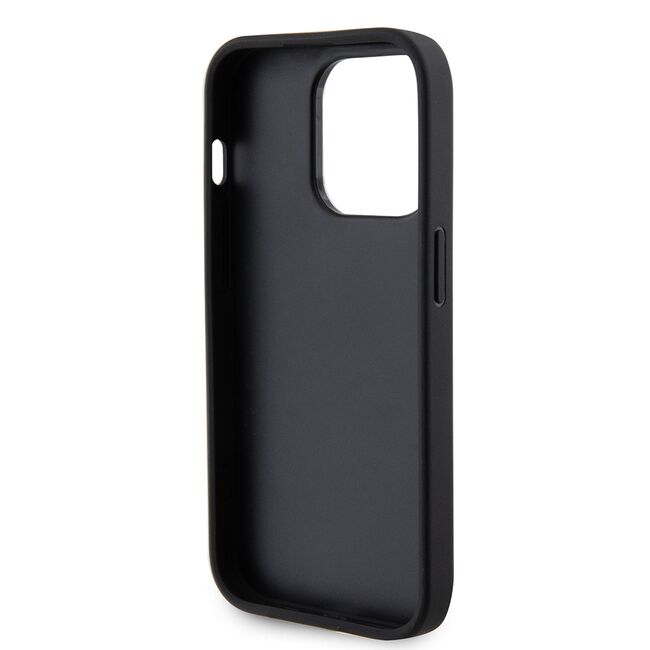 Husa premium  iPhone 15 Pro Max pentru Guess Elegance Series - Negru