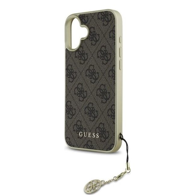 Husa premium  iPhone 16 Plus pentru Guess Elegance Series - Maro