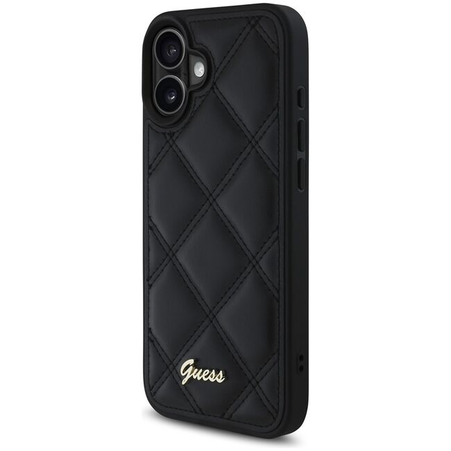 Husa premium  iPhone 16 Plus pentru Guess Elegance Series - Negru denim