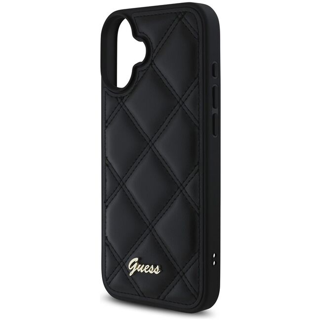 Husa premium  iPhone 16 Plus pentru Guess Elegance Series - Negru denim