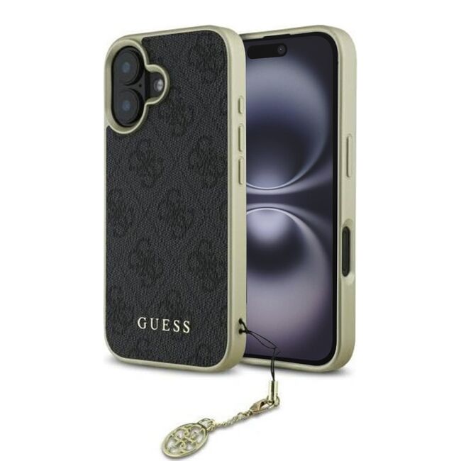 Husa premium  iPhone 16 Plus pentru Guess Elegance Series - Negru royal