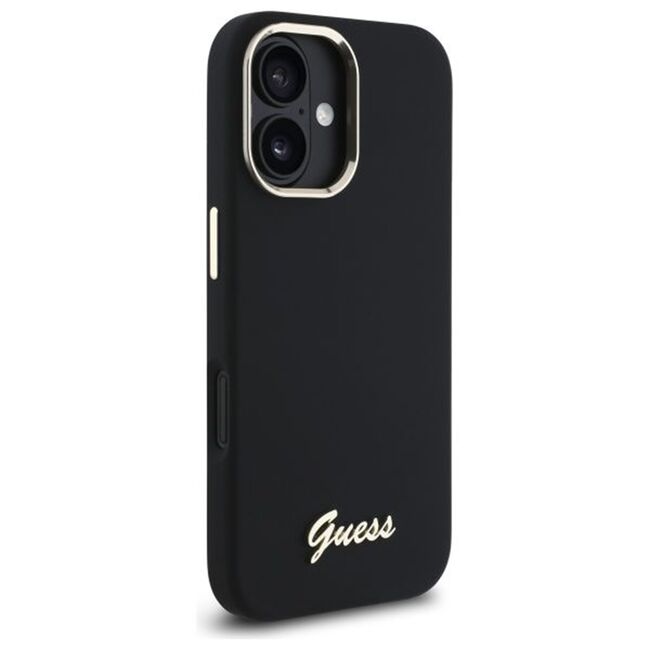Husa premium  iPhone 16 Plus pentru Guess Elegance Series - Negru