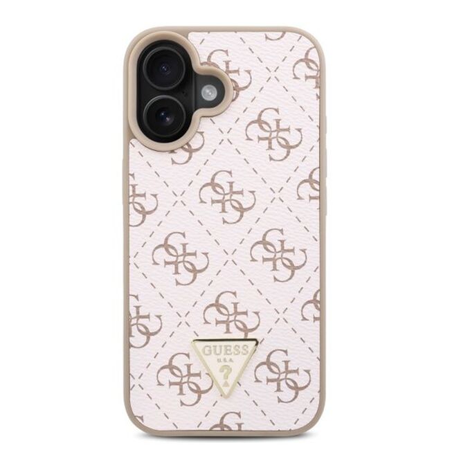 Husa premium  iPhone 16 Plus pentru Guess Elegance Series - Roz neon