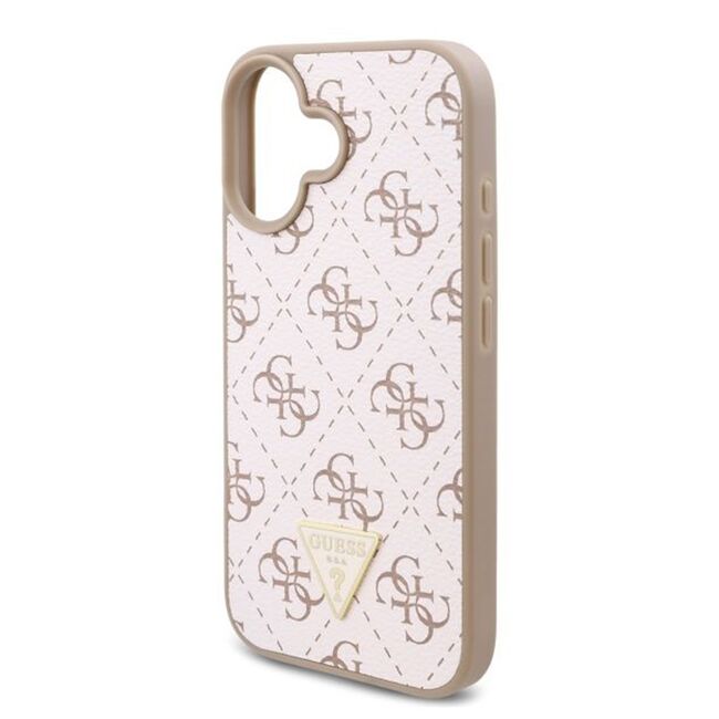 Husa premium  iPhone 16 Plus pentru Guess Elegance Series - Roz neon