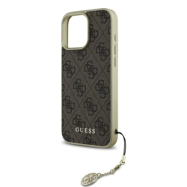 Husa premium  iPhone 16 Pro Max pentru Guess Elegance Series - Maro