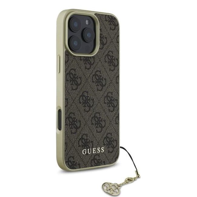 Husa premium  iPhone 16 Pro Max pentru Guess Elegance Series - Maro