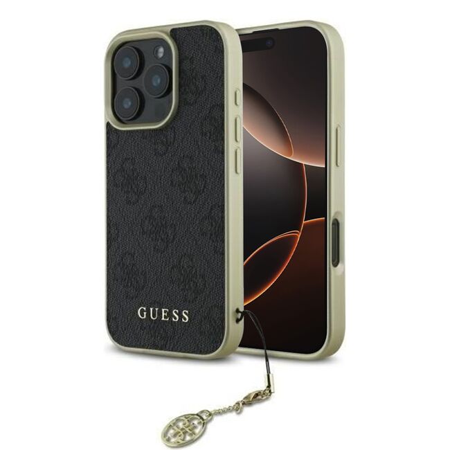 Husa premium  iPhone 16 Pro Max pentru Guess Elegance Series - Negru royal