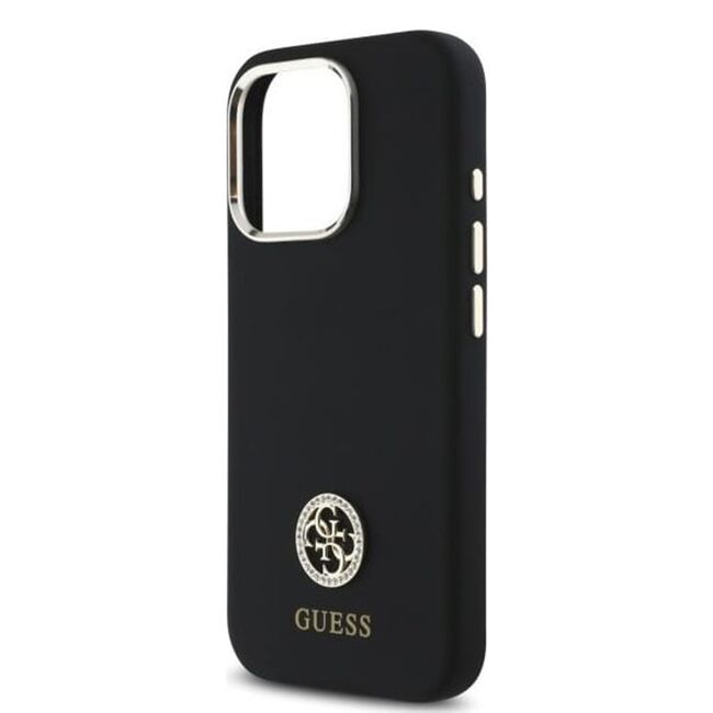 Husa premium  iPhone 16 Pro Max pentru Guess Elegance Series - Negru