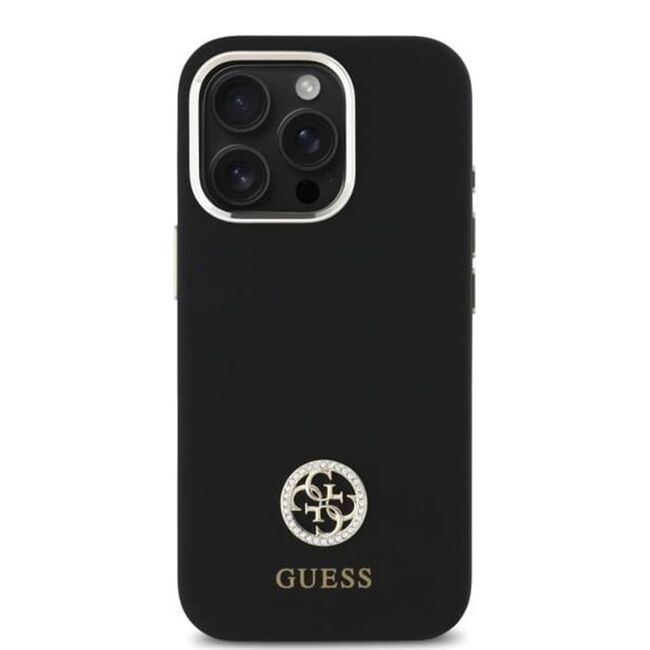 Husa premium  iPhone 16 Pro Max pentru Guess Elegance Series - Negru