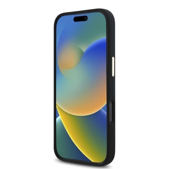 Husa premium  iPhone 16 Pro Max pentru Guess Elegance Series - Negru