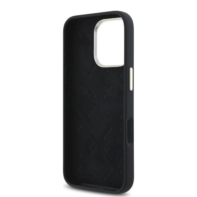 Husa premium  iPhone 16 Pro Max pentru Guess Elegance Series - Negru