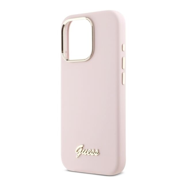 Husa premium  iPhone 16 Pro Max pentru Guess Elegance Series - Roz