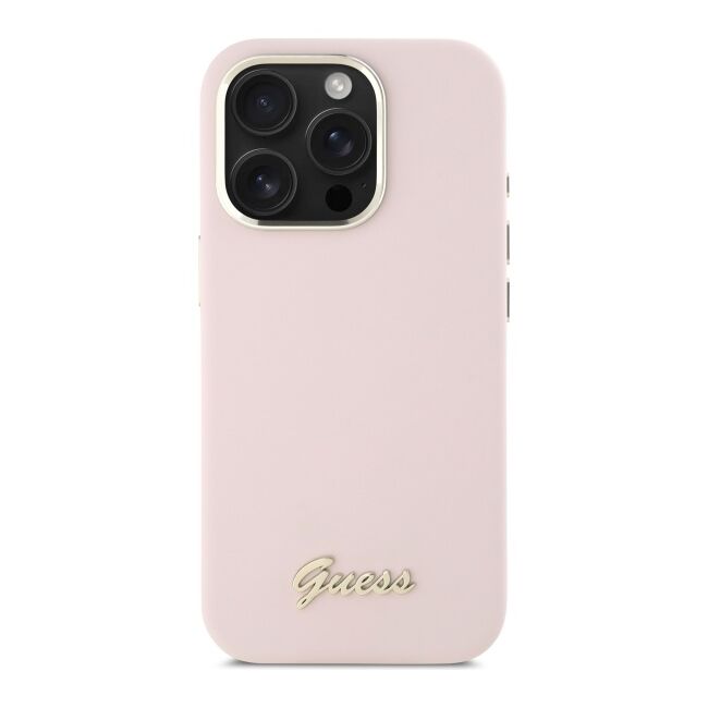 Husa premium  iPhone 16 Pro Max pentru Guess Elegance Series - Roz