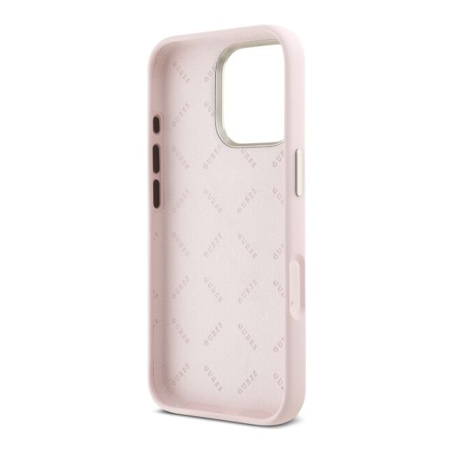 Husa premium  iPhone 16 Pro Max pentru Guess Elegance Series - Roz