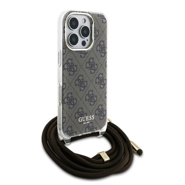 Husa premium  iPhone 16 Pro pentru Guess Elegance Series - Gri