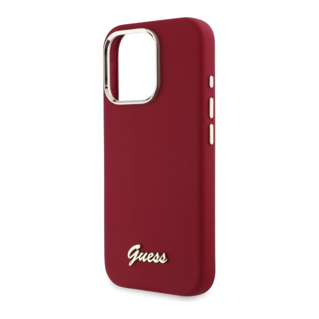 Husa premium  iPhone 16 Pro pentru Guess Elegance Series - Rosu