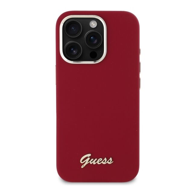 Husa premium  iPhone 16 Pro pentru Guess Elegance Series - Rosu