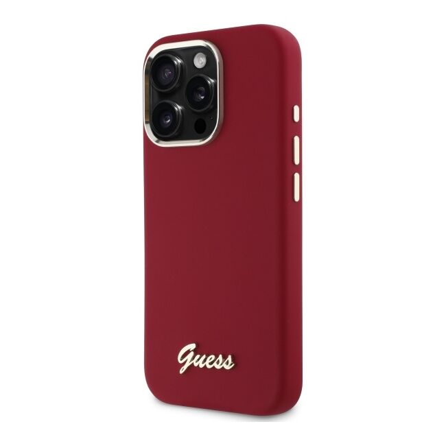 Husa premium  iPhone 16 Pro pentru Guess Elegance Series - Rosu