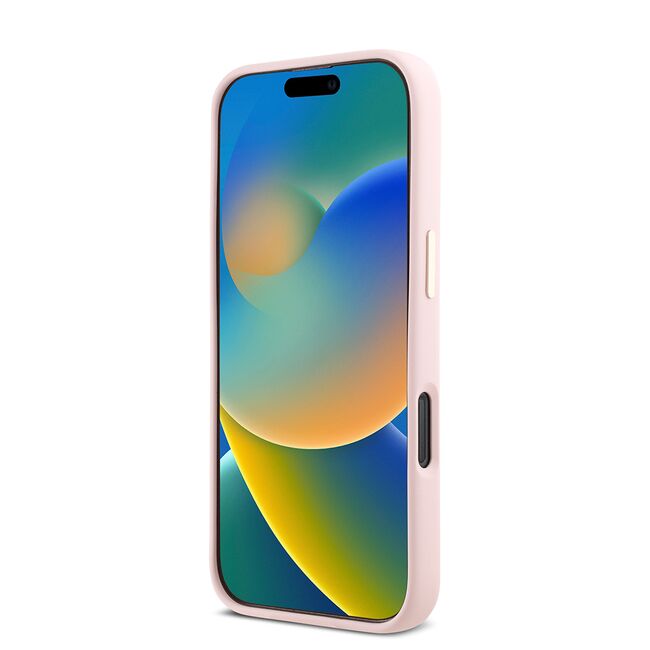 Husa premium  iPhone 16 Pro pentru Guess Elegance Series - Roz pal