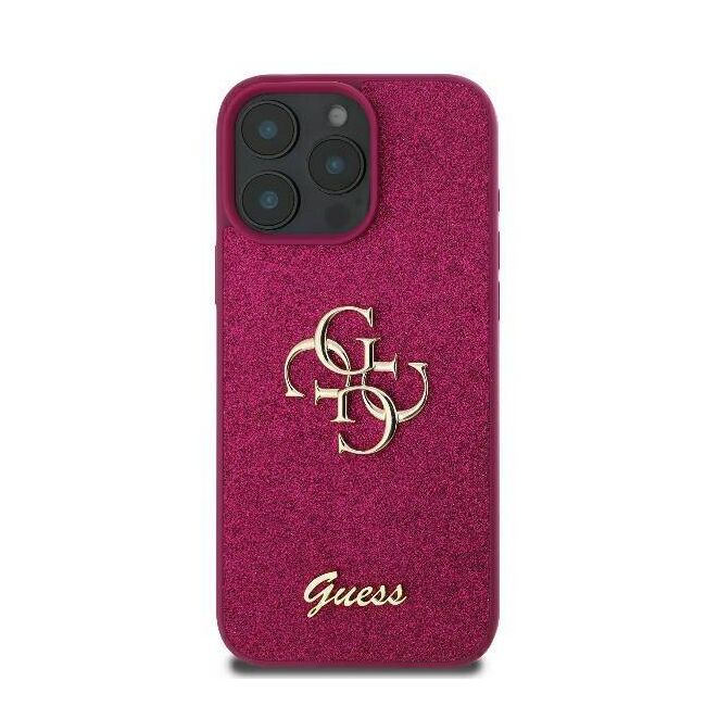 Husa premium  iPhone 16 pentru Guess Elegance Series - Bordeaux