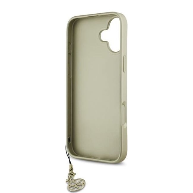 Husa premium  iPhone 16 pentru Guess Elegance Series - Maro