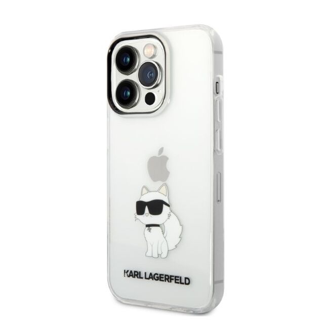 Husa premium pentru  iPhone 14 Pro Max Karl Lagerfeld superior quality - Clear