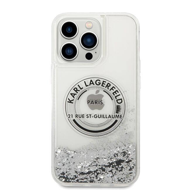 Husa premium pentru  iPhone 14 Pro Max Karl Lagerfeld superior quality - Ice