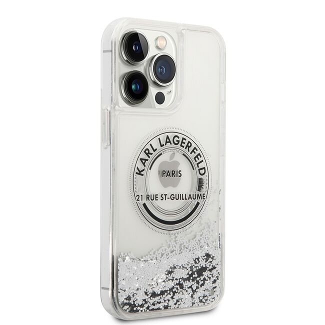 Husa premium pentru  iPhone 14 Pro Max Karl Lagerfeld superior quality - Ice