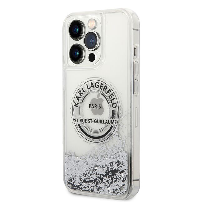 Husa premium pentru  iPhone 14 Pro Max Karl Lagerfeld superior quality - Ice