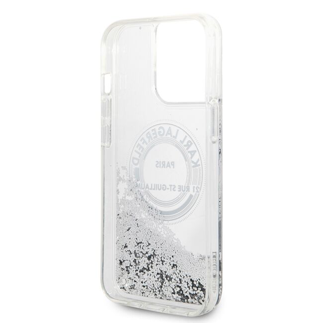 Husa premium pentru  iPhone 14 Pro Max Karl Lagerfeld superior quality - Ice