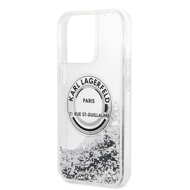 Husa premium pentru  iPhone 14 Pro Max Karl Lagerfeld superior quality - Ice
