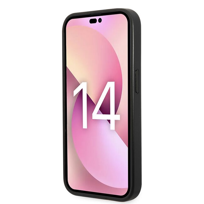 Husa premium pentru  iPhone 14 Pro Max Karl Lagerfeld superior quality - Negru denim