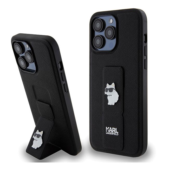 Husa premium pentru  iPhone 14 Pro Max Karl Lagerfeld superior quality - Negru
