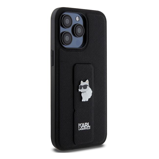 Husa premium pentru  iPhone 14 Pro Max Karl Lagerfeld superior quality - Negru