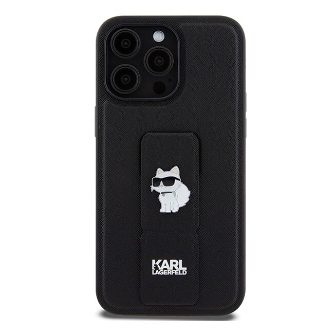 Husa premium pentru  iPhone 14 Pro Max Karl Lagerfeld superior quality - Negru