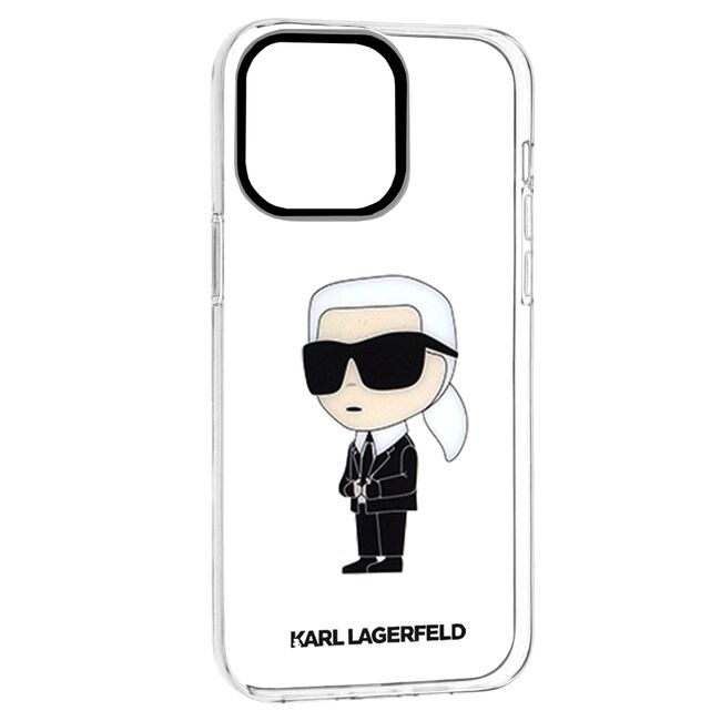 Husa premium pentru  iPhone 14 Pro Max Karl Lagerfeld superior quality - Transparent